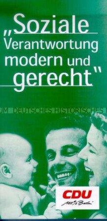 Wahlpropagandaschrift der CDU zur Berliner Bezirksverordneten-Wahl 1999