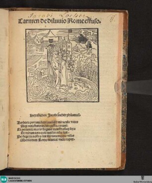 Carmen de diluvio Romae effuso