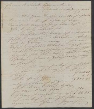 Brief an B. Schott's Söhne : 30.06.1833