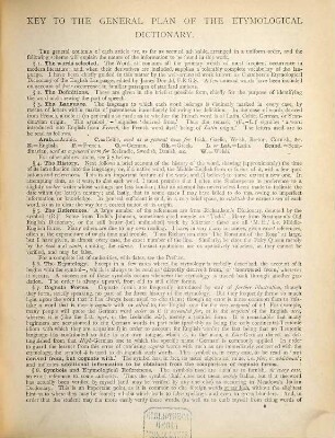 An etymological dictionary of the English language