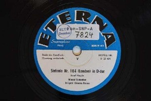 Sinfonie Nr. 104 (London) in D-dur : V ; VI