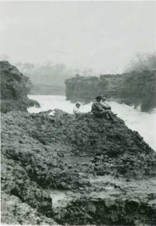 Wasserfall "Ferrador" des Rio Grande in der Nähe von Icém, talabwärts