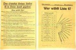 Programmatischer Wahlaufruf der Deutschen Demokratischen Partei anlässlich der Reichstagswahlen Mai 1924