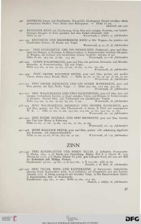 Zinn (Nr. 437-508)