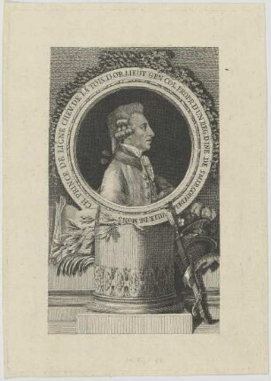Bildnis des Ch. Prince de Ligne Chev. de la Tois