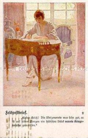 Postkarte zur 9.Kriegsanleihe