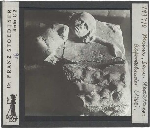 Naumburger Meister, Fragment eines Auferstehenden vom ehemaligen Westlettner des Mainzer Doms