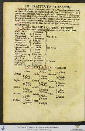 De Praeteritis et Supinis de Participio.