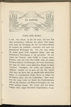 VII. Kapitel - Papa und Mama