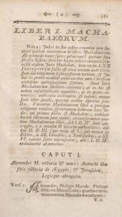 Liber Machabaeorum. Caput I - [Caput XVI.]