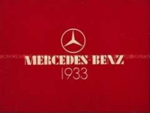 Werbeschrift für den Mercedes-Benz, Modell 1933