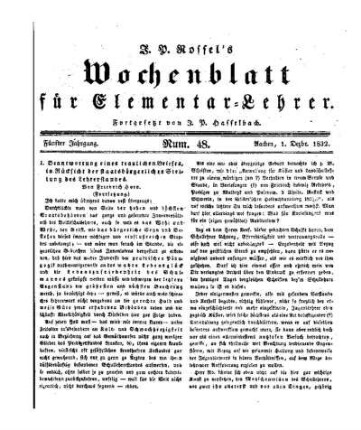 Beantwortung eines traulichen Briefes, in Rücksicht der staatsbürgerlichen Stellung des Lehrerstandes : Fortsetzung