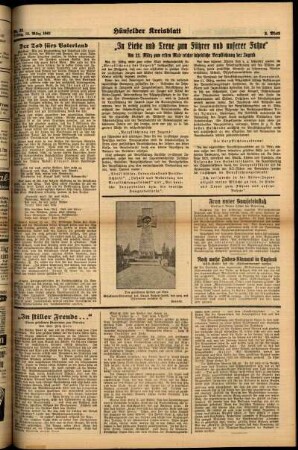 Zweite Ausgabe vom Freitag, den 13. März 1942.