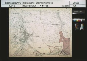 Flur von Lichtenstein-Callnberg, Bernsdorf und Hohndorf mit Grubenfeldern (Blatt 88)