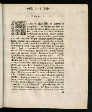 5-16, Thes. I - XIV