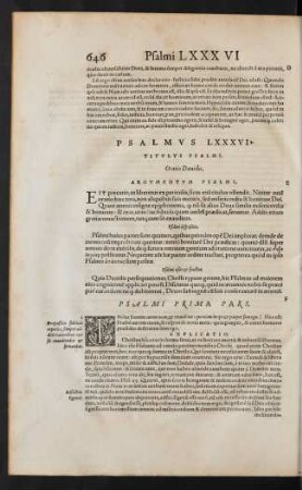 Psalmus LXXXVI.