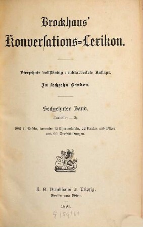 Brockhaus' Konversations-Lexikon : in sechzehn Bänden, 16