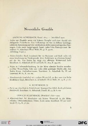 Neuzeitliche Gemälde (Nr. 1-202)