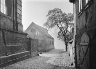 "Das unvergängliche Dresden". Dresden-Neustadt. Blockhausgäßchen