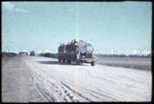Panzer am Straßenrand