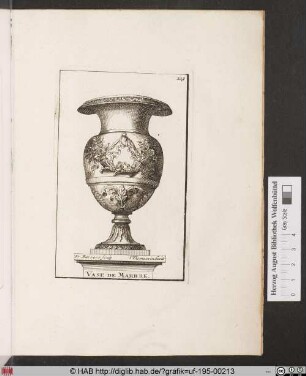 VASE DE MARBRE