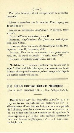 Sur les fractions décimales périodiques.