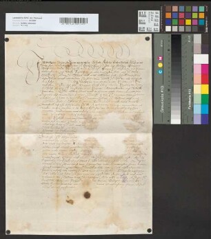 Revers des Zöllners zu Linz Wilhelm Eidiger.