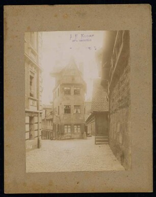Gasse und Stadtmauer, Rothenburg/Tauber (?): Mauer im Spitalviertel (?)