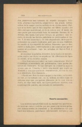 Cuarta sensación.