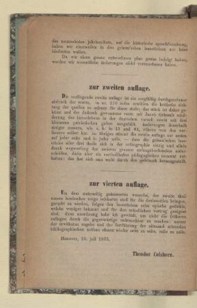 zur vierten auflage