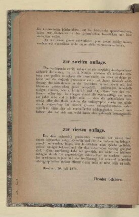 zur vierten auflage