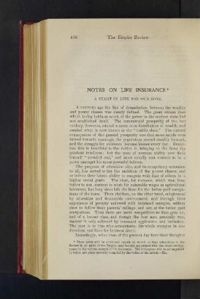 Notes on Life Insurance