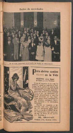 Bailes de sociedades - [Ilustración]
