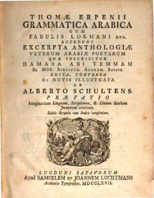 Grammatica arabica