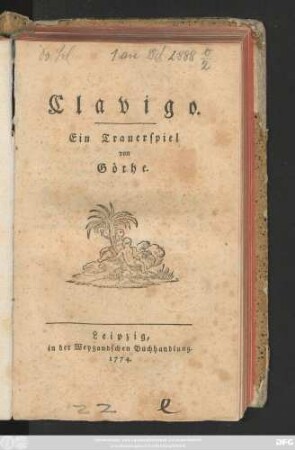 Clavigo : Ein Trauerspiel