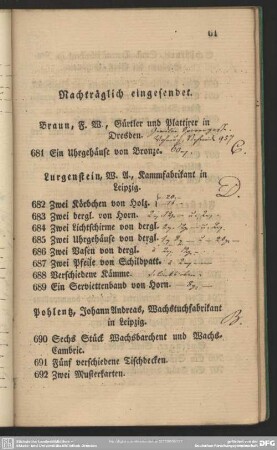 Nachträglich eingesendet