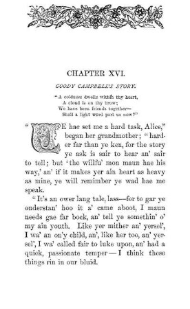 Chapter XVI. Goody Campbell's Story.