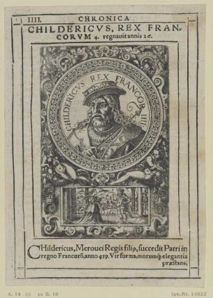 Bildnis des Childericvs Rex Francorvm