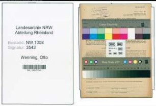 Entnazifizierung Otto Wenning , geb. 04.10.1913 (Arbeiter)