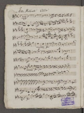 Allo Moderato Alto