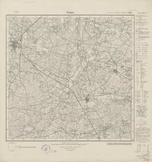 3908 (alte Nr.: 2140) Ahaus, Meßtischblatt (4cm - Karte)