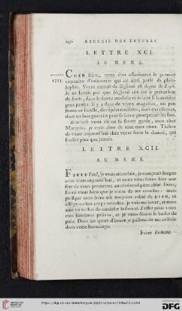 (Lettre XCI - C)