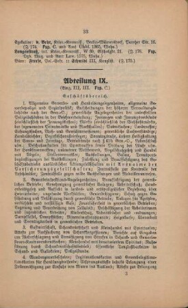 Abteilung IX