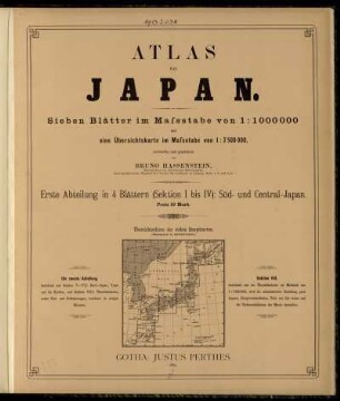 1: Atlas von Japan. 1