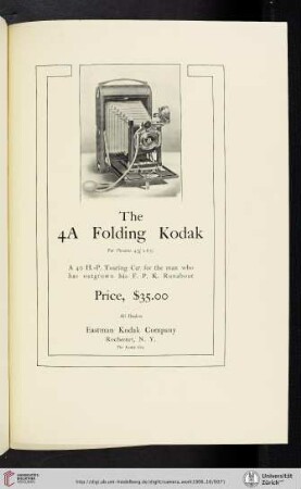 Eastman Kodak Company [The 4A Folding Kodak]