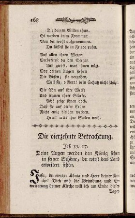 Die vierzehnte Betrachtung