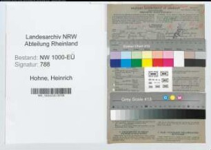 Entnazifizierung Heinrich Hohne, geb. 15.03.1910 (Techn.Angest.)