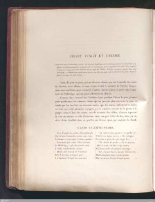 Chant vingt et unième