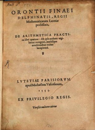 Arithmetica practica