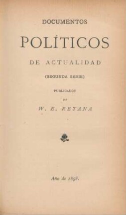 Documentos politicos de actualidad